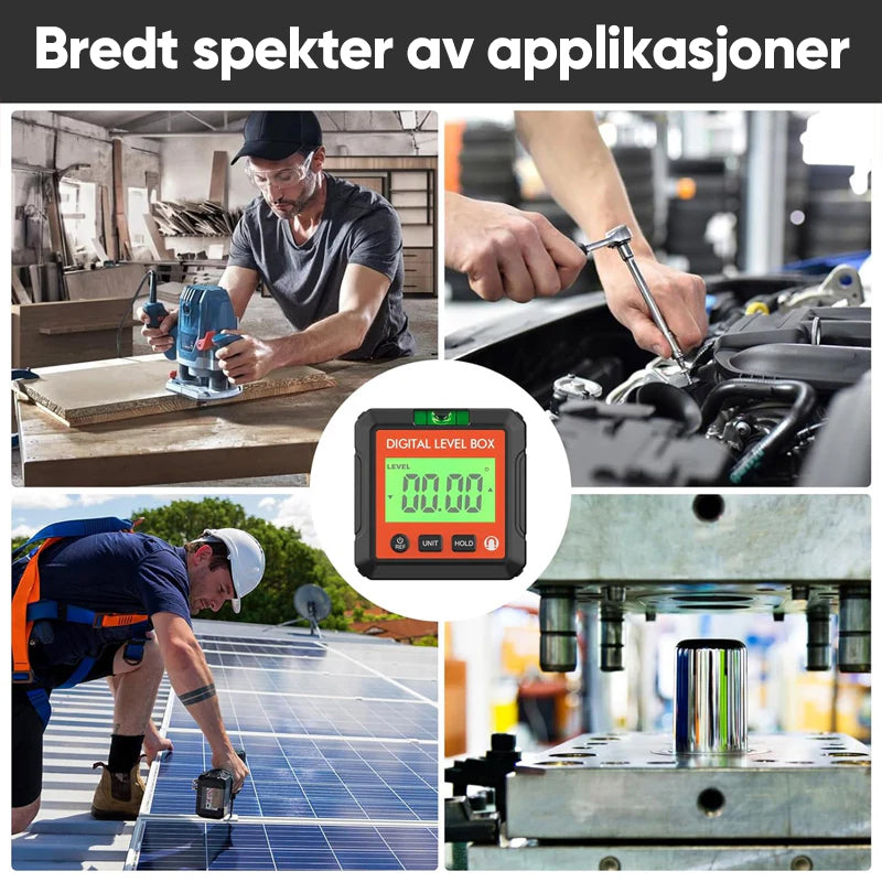 Bærbart høypresisjons digitalt nivå