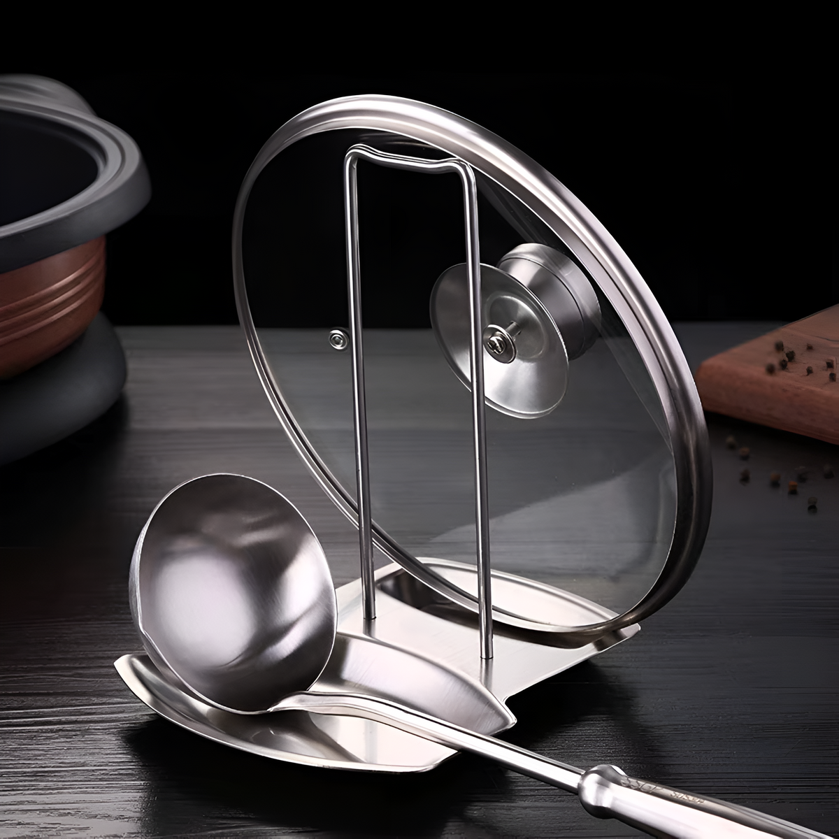 Elegant grytelokkholder