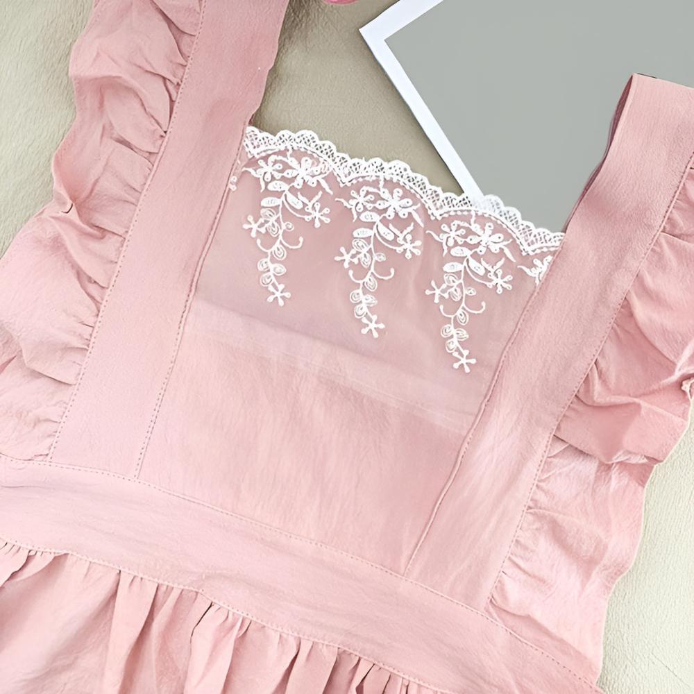 Blush Belle forkle med volanger