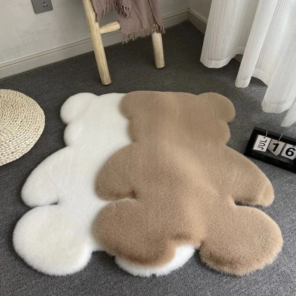 Lodden teppe med bamsemotiv