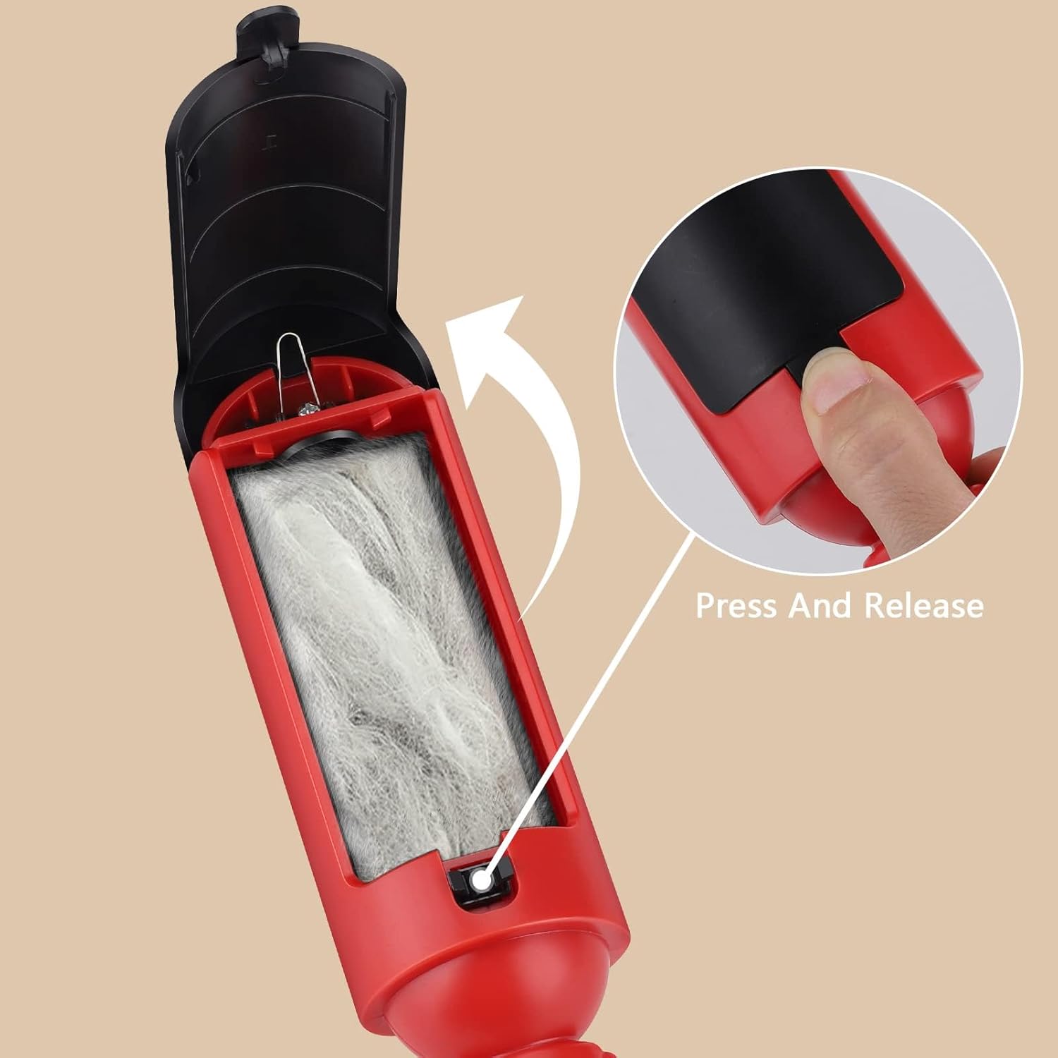 DogCatFri™ LintRoller: Multifunksjonell  Kjæledyr Pels Lint Roller