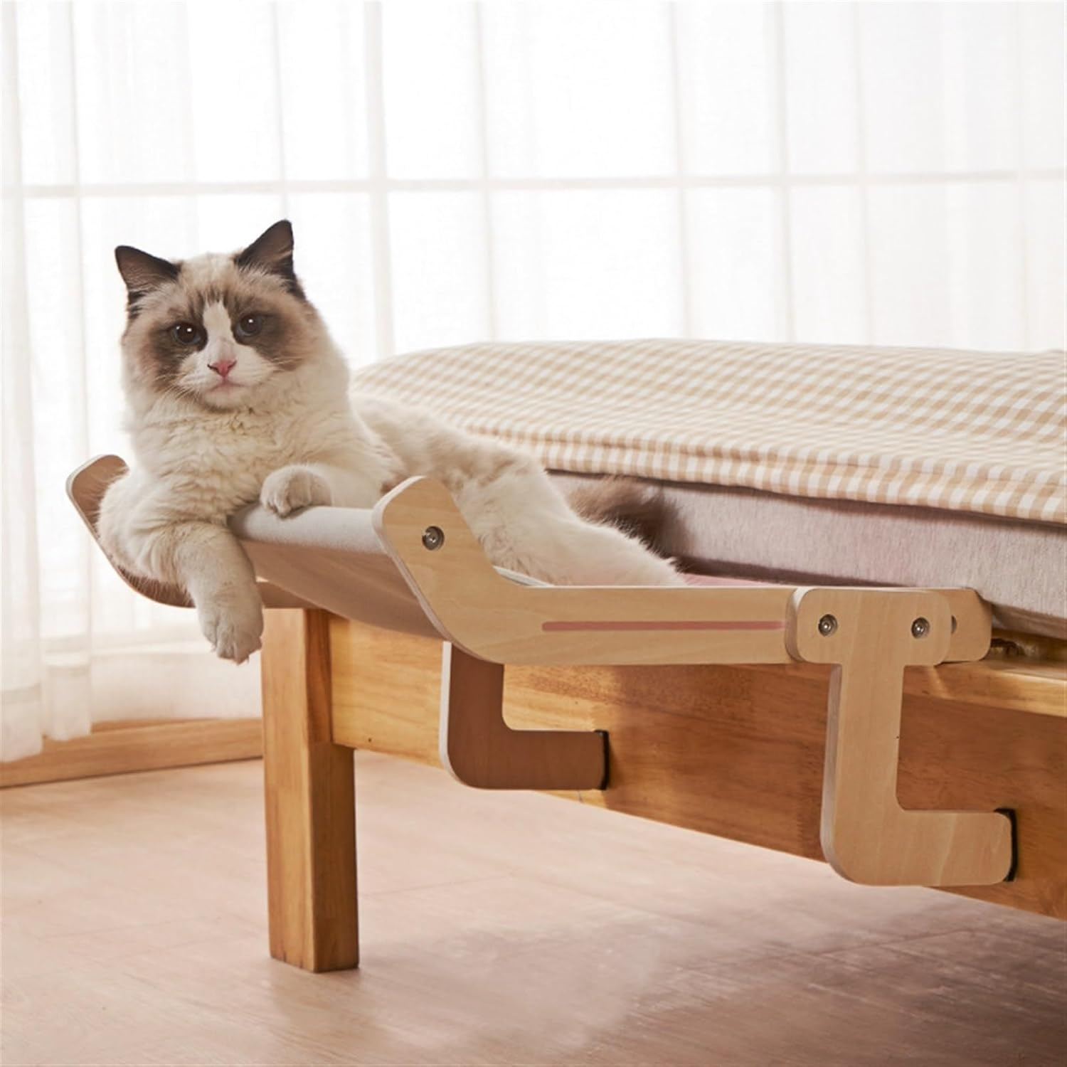 Catfri® HangingBed - Premium Justerbar Tre Katt Hengekøye Hengende Seng