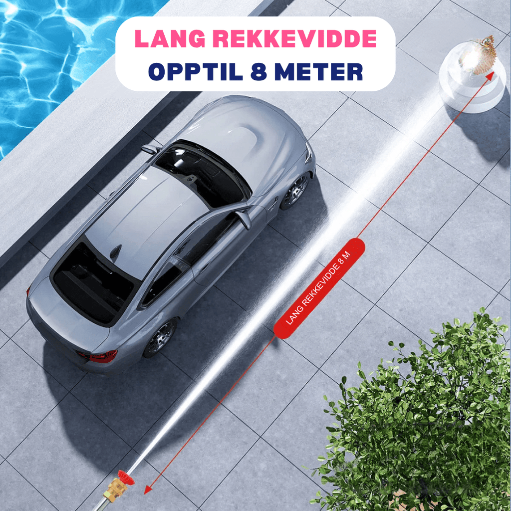 WashMate Sprayer - sladdlös högtryckstvätt - NordHjem
