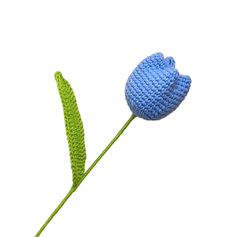 Håndlaget Heklet 3D Tulipan