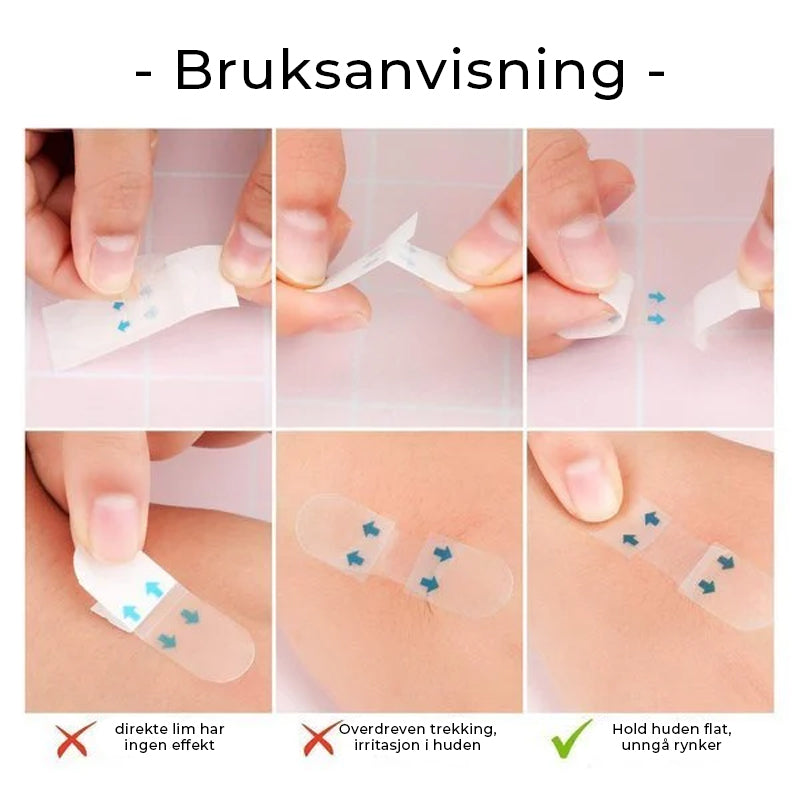 Usynlig ansiktsløftertape