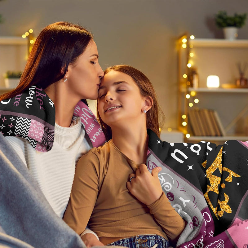 Flanelltrykt Pledd