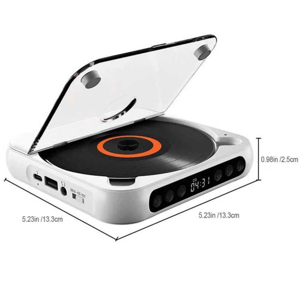PureSound CD-afspiller™ | Genopdag musikken med krystalklar lyd hvor som helst
