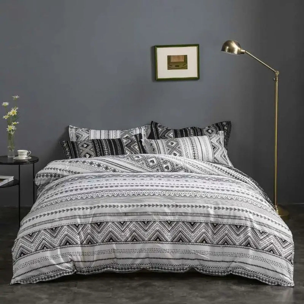 Avenzo sengetøysett i moderne boho-stil