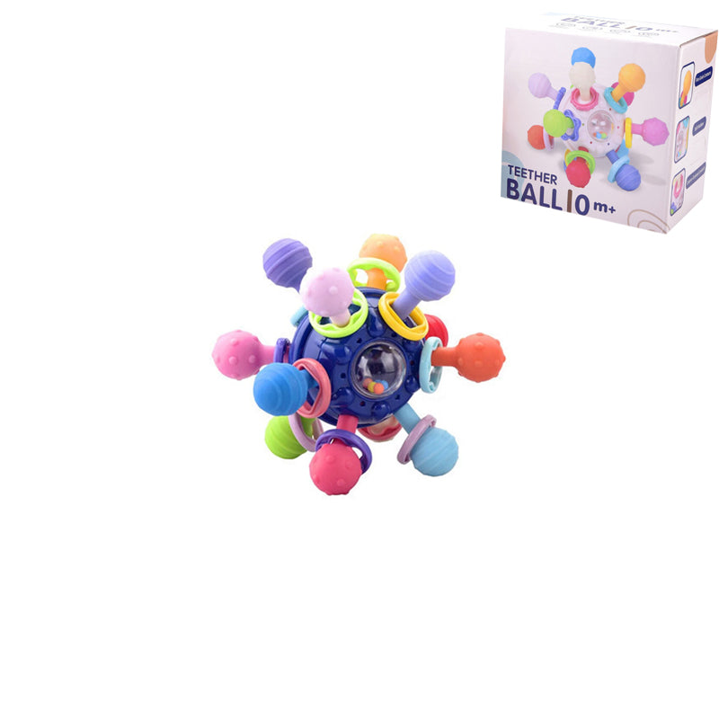 Sensoriske teething leker for babyer