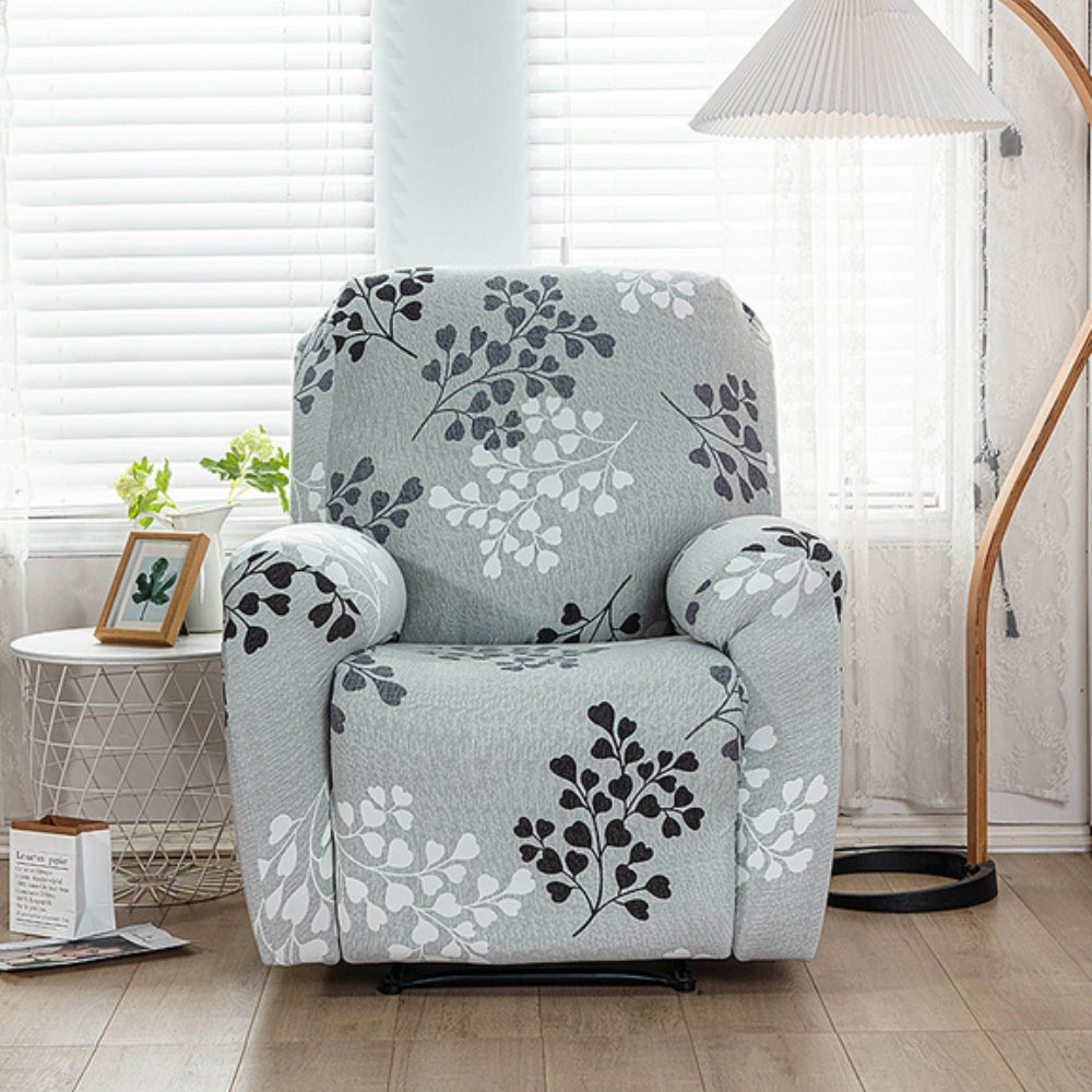 Blomstret trekk til reclinerstol