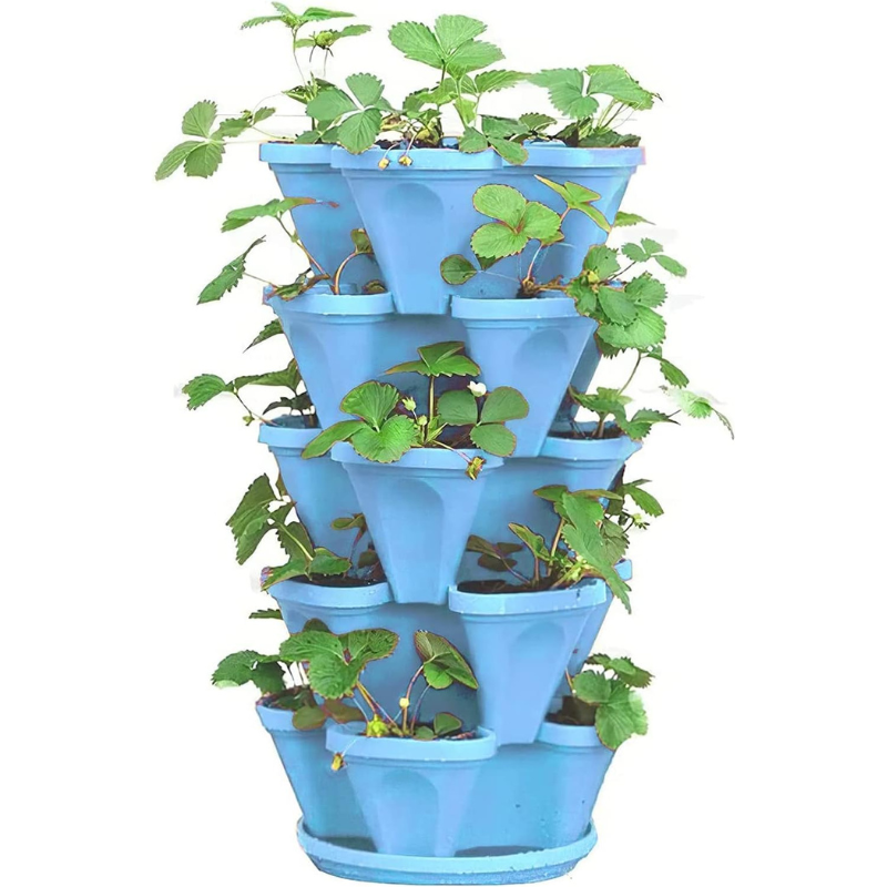 FlowerPots 1+1 GRATIS: Multi-Lags Stablebare Tårn Blomsterpotter