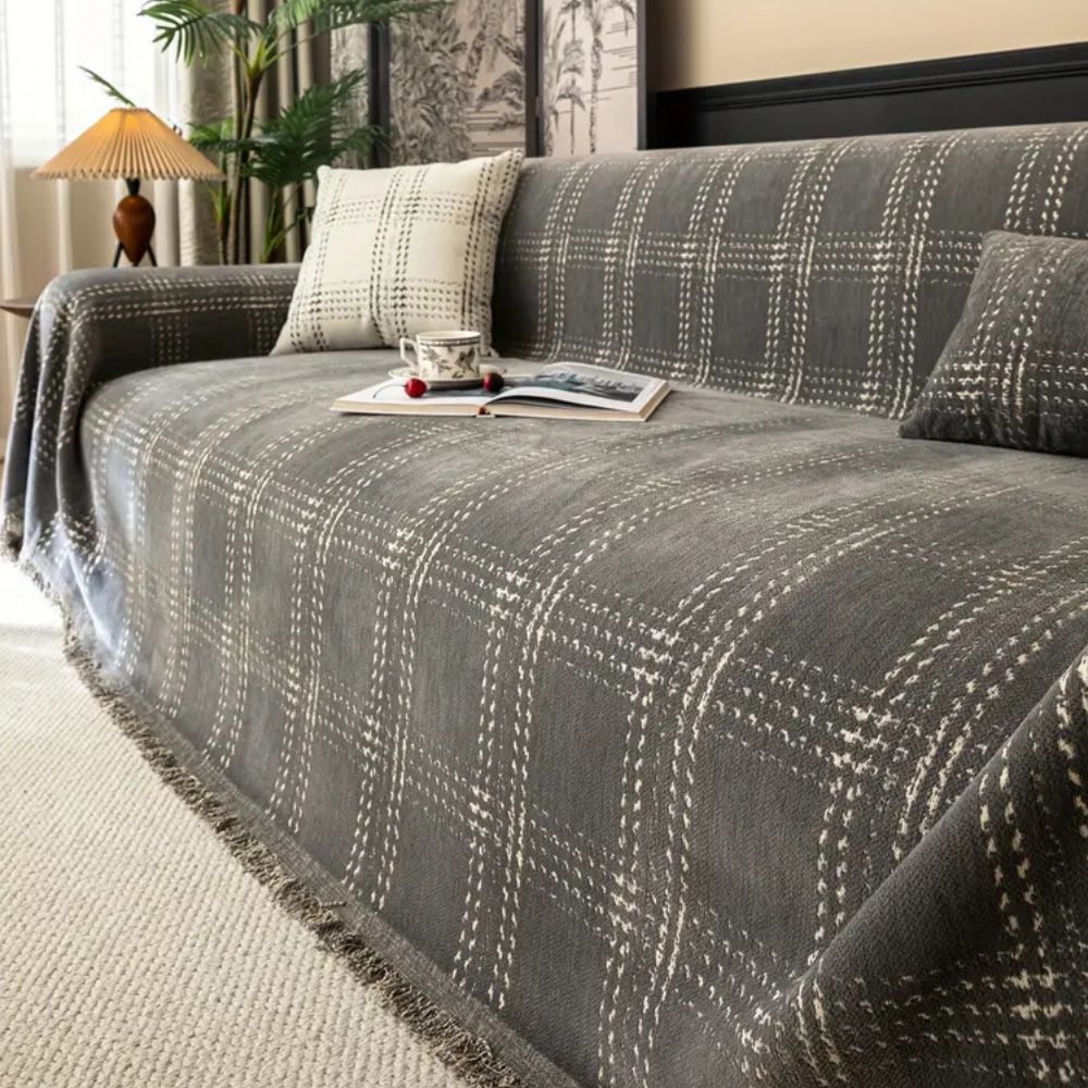 Chesterfield rutete sofatrekk