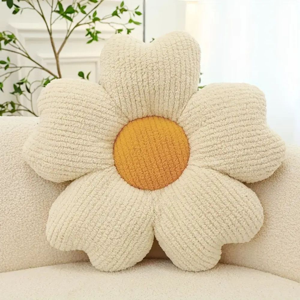 Blomsterformet pute