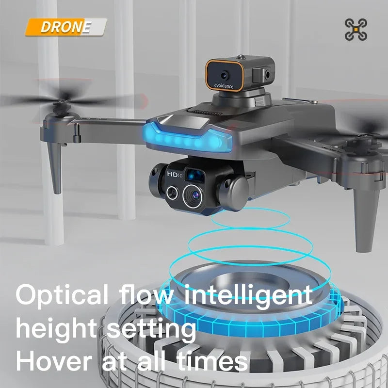 Kompakt sammenleggbar 8K drone med dobbeltkamera og fjernkontroll