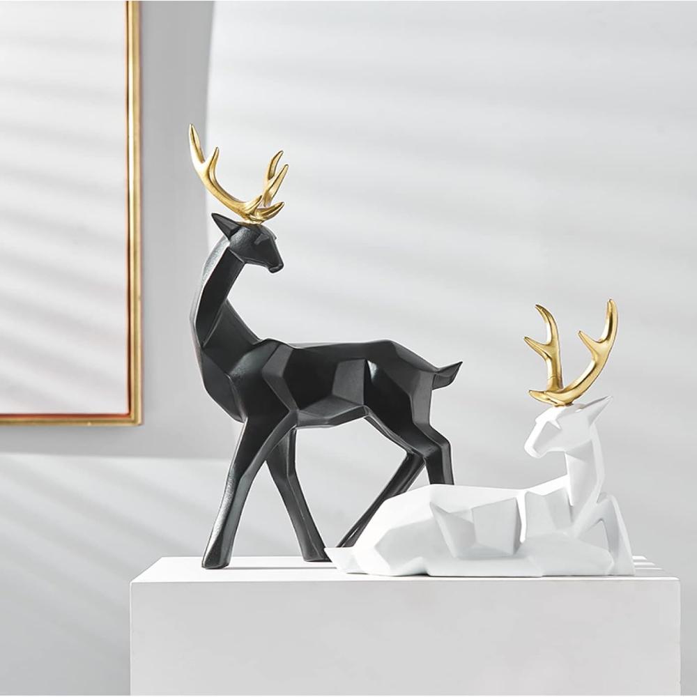 Kreativ geometrisk hjortefigur