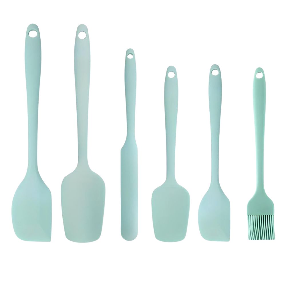 Fleksible slikkepotter i silikon | Sett med 6 – Midnight Svart