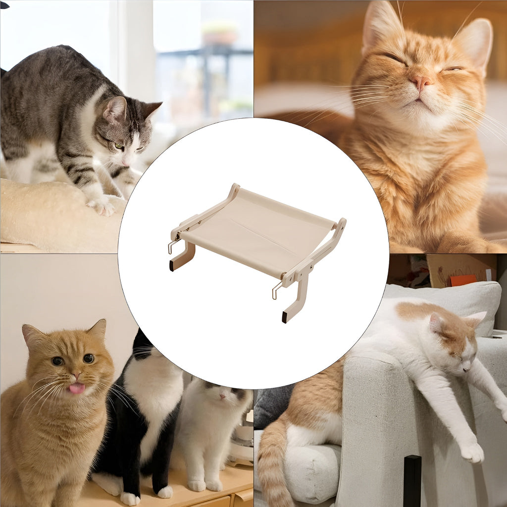 Catfri® HangingBed - Premium Justerbar Tre Katt Hengekøye Hengende Seng