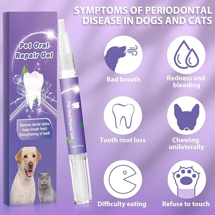 DogCatFri™  DentalPet: Kjæledyr Dental Reparasjon Og Rengjøring Gel