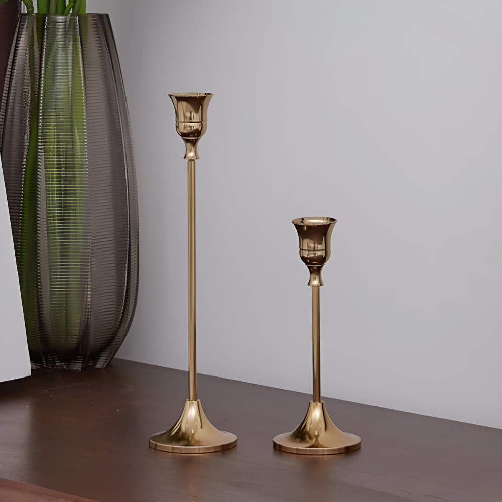 Lysestaker i vintagestil | Sett med 3