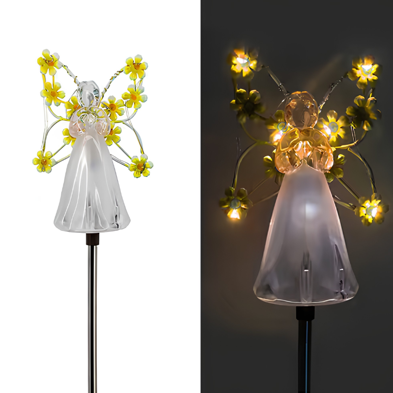 Ledsen™ AngelLamp: Solcelle Engel Utendørs Dekor Lamp