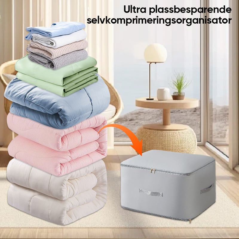 Stor Kapasitet Kompresjons Oppbevaringspose for Dyne