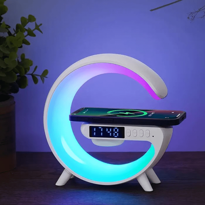 GlowTunes Smart Lamp - Multifunksjonell Bluetooth - høyttaler - NordHjem