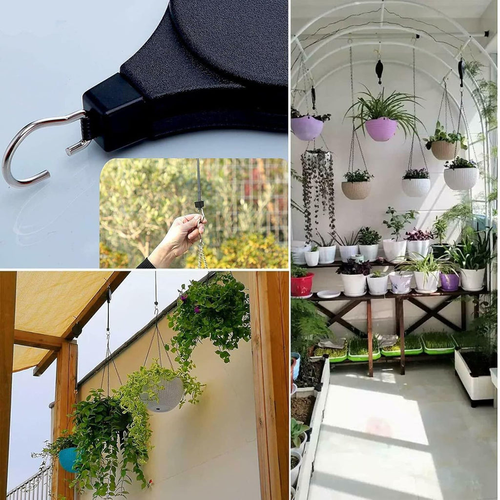 GlideHold® SuspensionHooks  1+1 GRATIS: Uttrekkbar Hengeplanter Opphengskroker