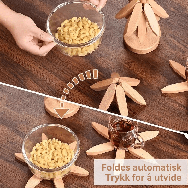 CoasterCraft: Valnøtttre Coasters – Elegant Beskyttelse for Alle Overflater - NordHjem