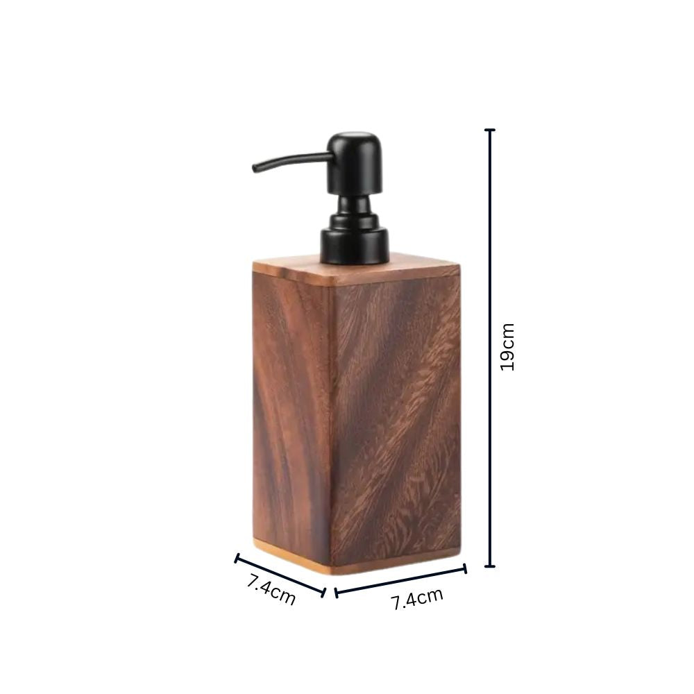 Walnut Aura dispenser til såpe og lotion