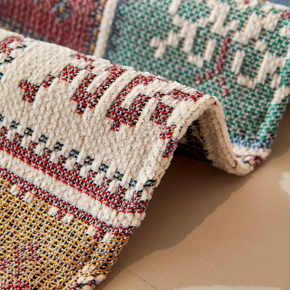 Geneva strikket boho-sofatrekk