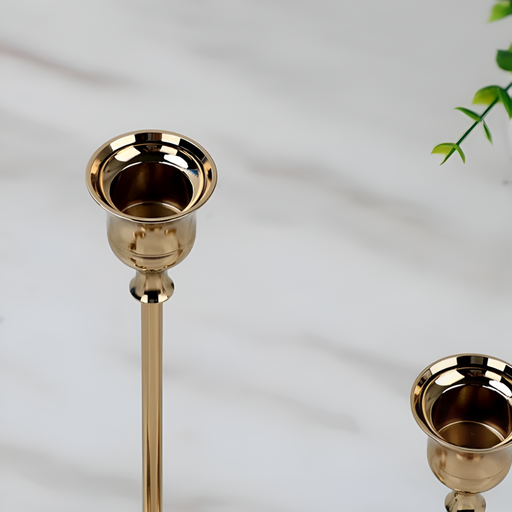 Lysestaker i vintagestil | Sett med 3