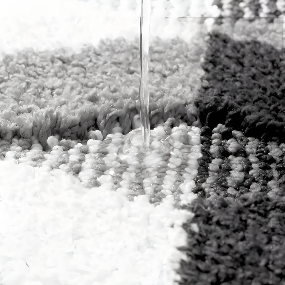 Sklisikkert geometrisk teppe i mikrofiber