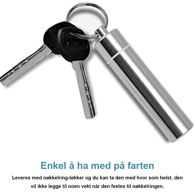 Tandstikker sæt i rustfrit stål (7 stk)