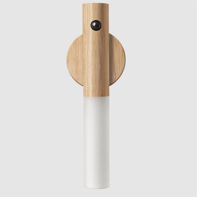 360° roterbar LED - vegglampe i tre - NordHjem