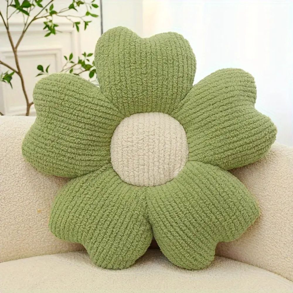Blomsterformet pute