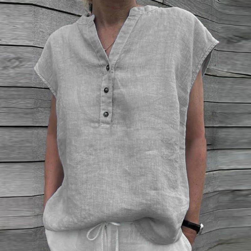 Basic V-hals kortærmet top