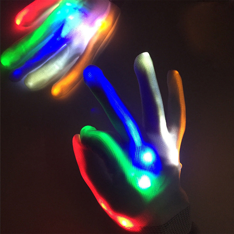 LED-lysende hansker