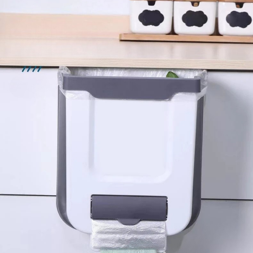 Globetrek° TrashHolder: Rom Lagrer Henger Og Sammenleggbar Kjøkken Søppel Holder