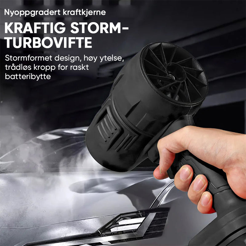 Trådløs turbinblåser