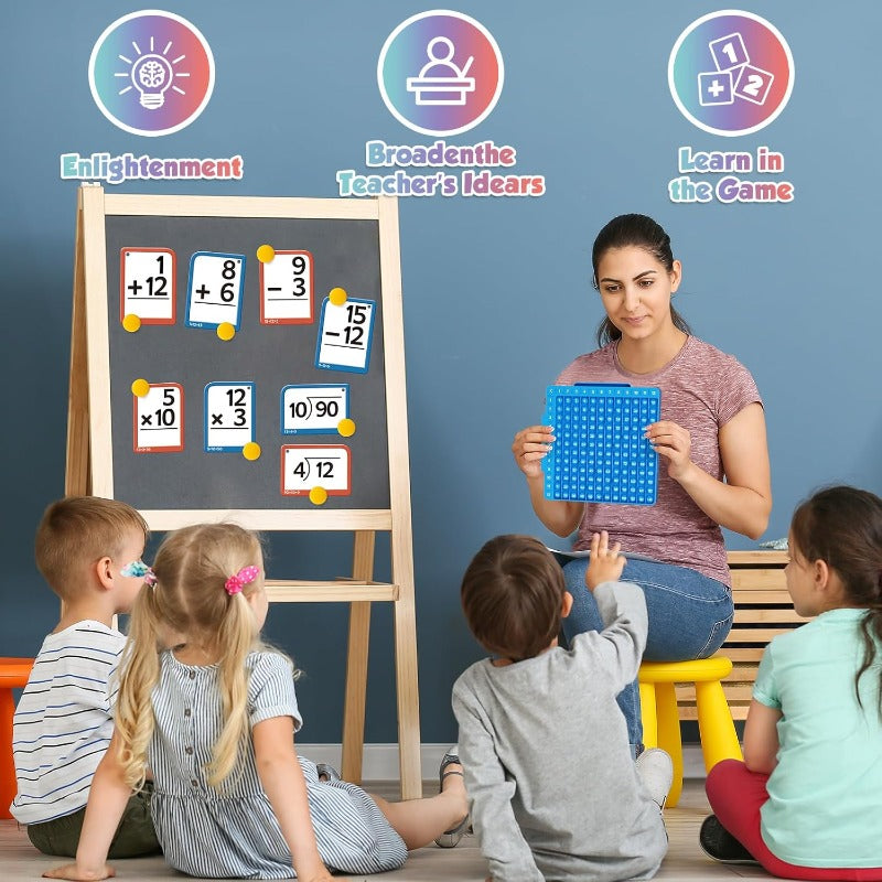 Kletshuts™ MathKit: Interaktivt Matematikk Læringssett Morsomt Utdanningssett
