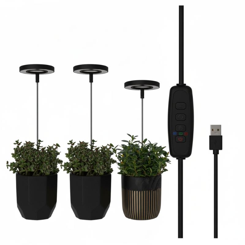 Ledsen™ PlantLamp: Justerbar Innendørs LED Vekst Lys Plante Lampe