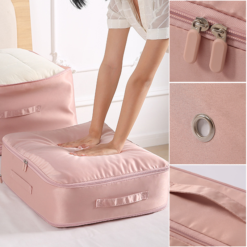 Stor Kapasitet Kompresjons Oppbevaringspose for Dyne