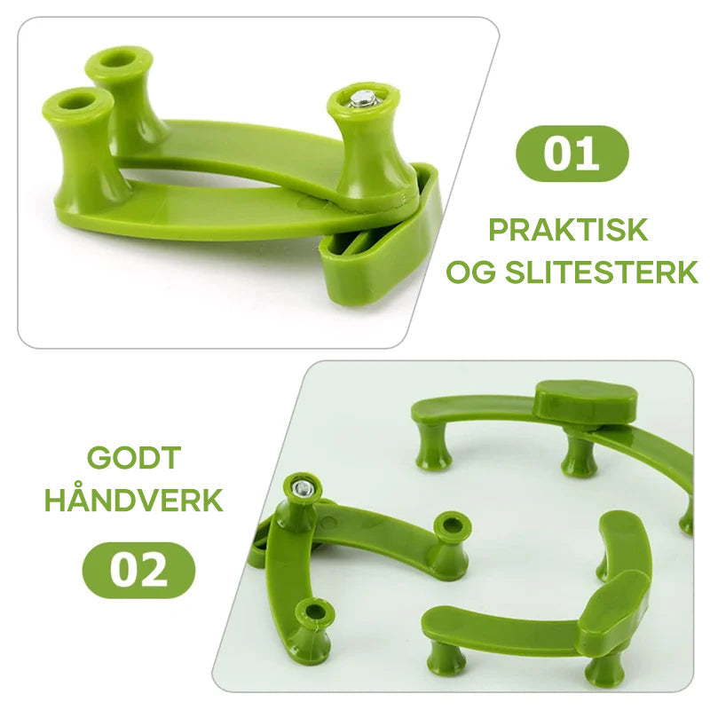 Vinkeljusterbar anleggsbukker