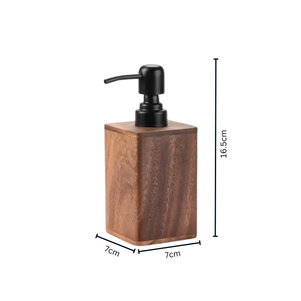 Walnut Aura dispenser til såpe og lotion