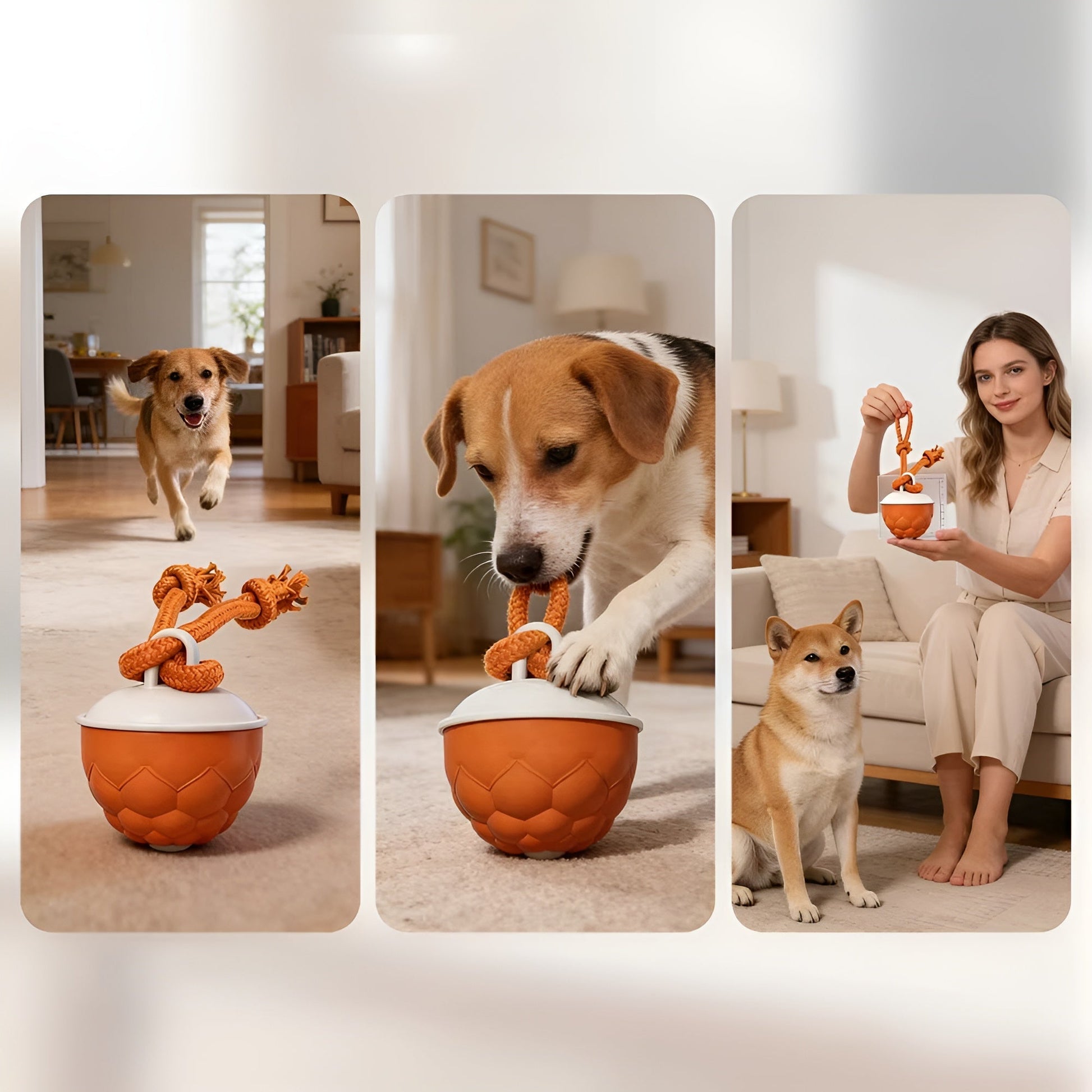 DogFri™ SmartBall: Interaktiv Hindring-Unngåelse Oppladbar Trenings Smart Ball