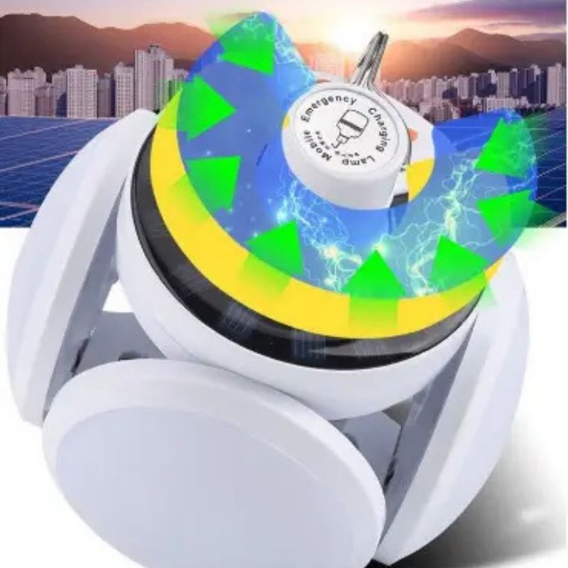 Ledsen™ SolarLamp: Bærbar Solenergi LED Sammenleggbar Panelemergency Lampe