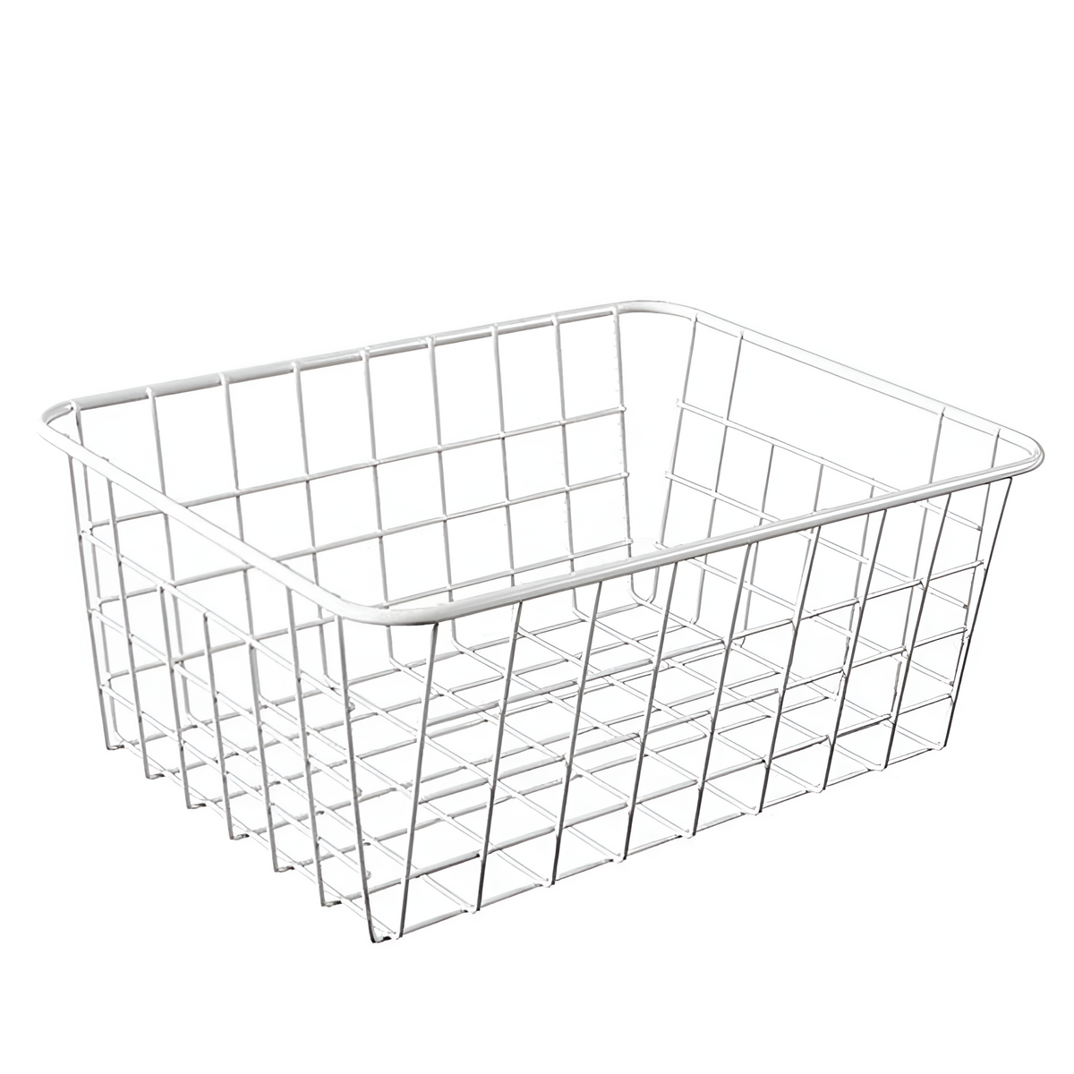 Elegant oppbevaringskurv i metalltråd