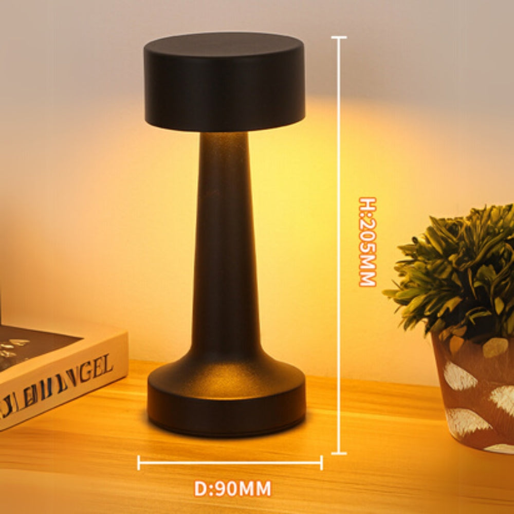 Aurelia bærbar LED-skrivebordslampe i aluminium
