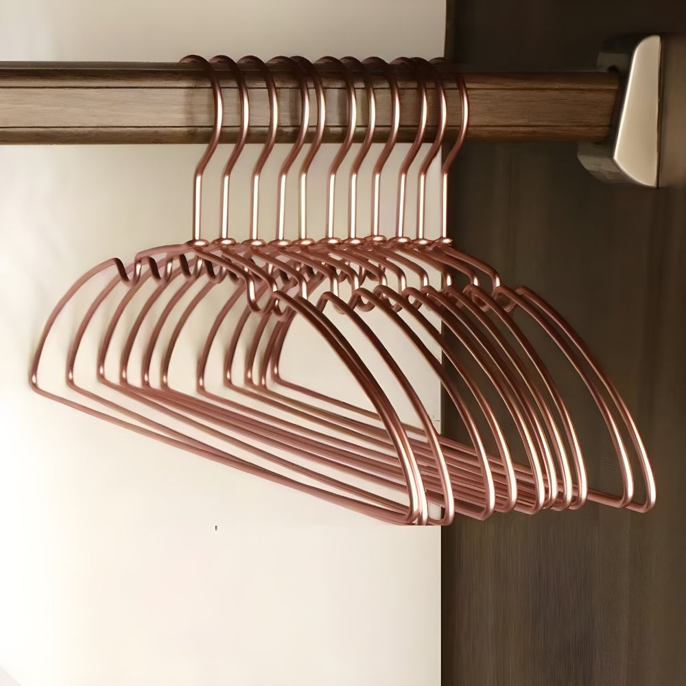 Aurex kleshengere med sømløst design | Sett med 10