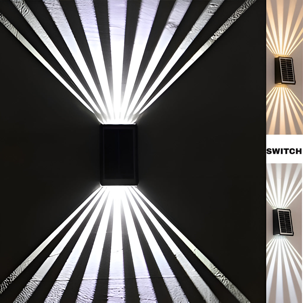 Ledsen™ WallLight: Solar Dobbelt Skygge Vegg Lys